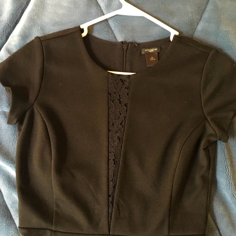 Ann Taylor black dress size 2 Petit